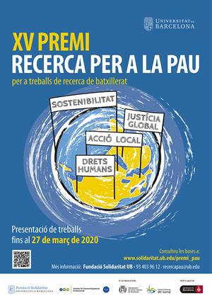La Universitat de Barcelona convoca el XV Premi de Recerca per a la Pau al Garraf de mans del consell comarcal. EIX