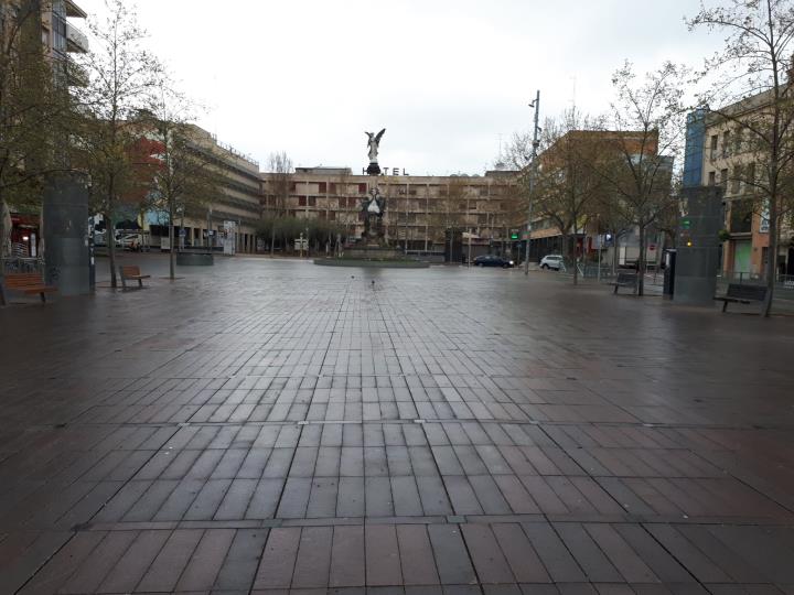 La zona blava de Vilafranca no serà operativa durant l’estat d’alerta pel coronavirus. Ajuntament de Vilafranca