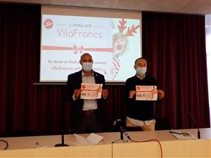 L’Ajuntament de Vilafranca i Pinnae llancen una nova campanya de VilaFrancs de cara a les compres nadalenques. Ajuntament de Vilafranca