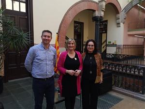 L’alcaldessa de Sitges i el regidor de Salut es reuneixen amb la consellera de Salut per exposar la situació del CAP. Ajuntament de Sitges