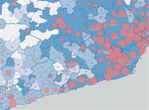 Les comarques del Penedès i Garraf acumulen més de 2.350 positius en coronavirus des de l'inici de la pandèmia. EIX