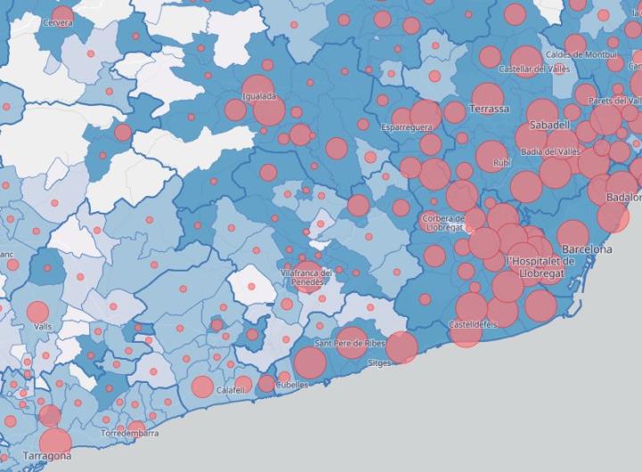 Les comarques del Penedès i Garraf acumulen més de 2.350 positius en coronavirus des de l'inici de la pandèmia. EIX