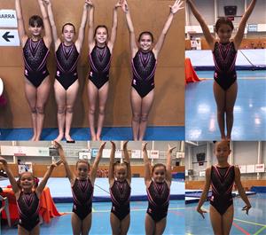 Les gimnastes de l’AE Gimnàstica Baix Penedès. Eix