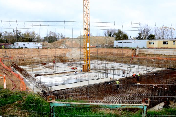 Les obres d'ampliació de la depuradora de Vilafranca del Penedès. ACN