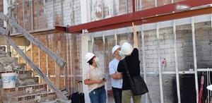 Les obres de reforma del teatre municipal de les Roquetes encaren el tram final