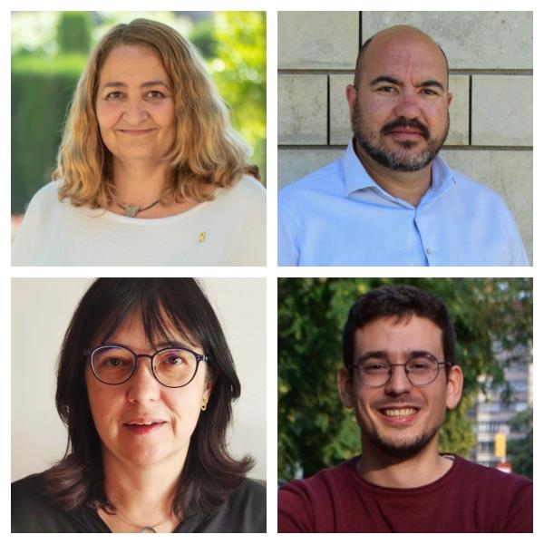 Lluïsa Llop, Jordi Ramos i Montse Espinosa, candidats republicans de l’Alt Penedès a les eleccions del 14 de febrer. ERC