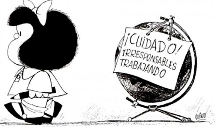 Mafalda i polítics. Quino