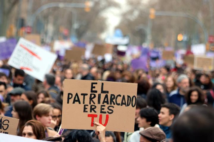 Manifestació del 8M a Barcelona . ACN / Miquel Codolar