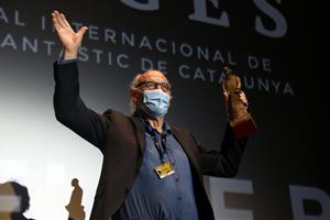 Manuel de Blas rep el Premi Nosferatu del Festival de Sitges. ACN