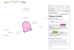 Mapa mortalitat a Vilanova