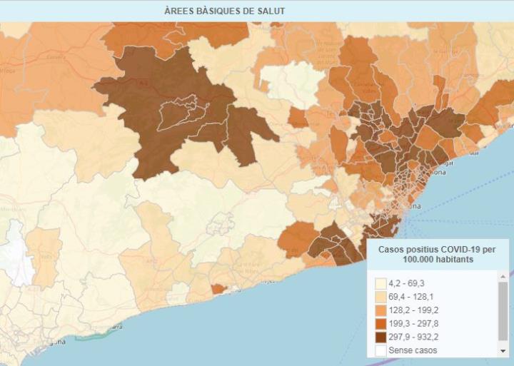 Més de 240 positius per coronavirus a les comarques del Garraf i Penedès. EIX