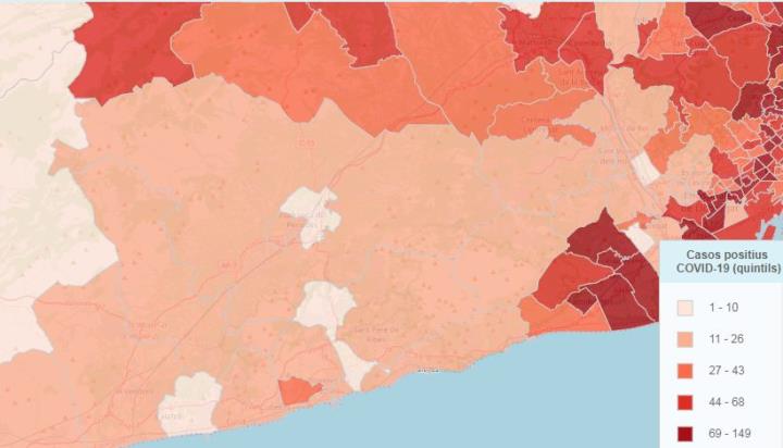 Més de 380 positius per coronavirus a les comarques del Garraf i Penedès . EIX