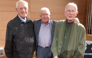 Mn. Josep M. Barenys, Josep Poca i Mn. Pau Caldés. Eix