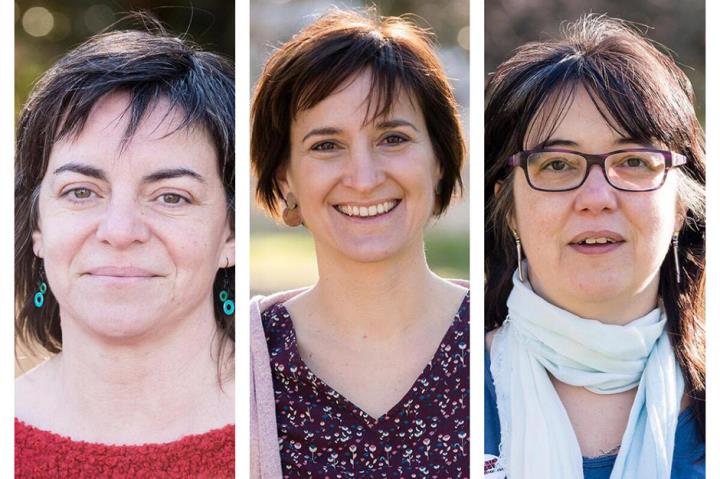 Mònica Hill i Giménez, Montse Espinosa i Sospedra i Gemma Urgell Rocías. Eix