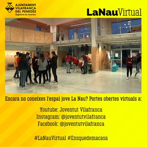 Neix #LaNauVirtual, el nou projecte de l’Espai Jove de Vilafranca en clau de confinament. EIX