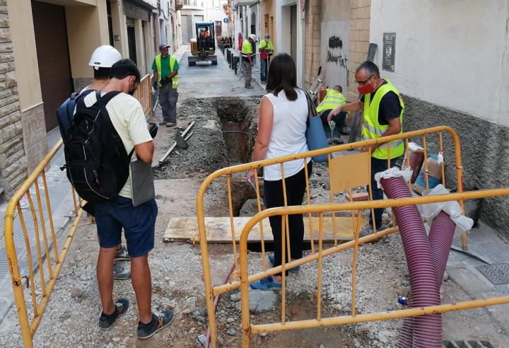 Obres al centre del Vendrell. Ajt. del Vendrell