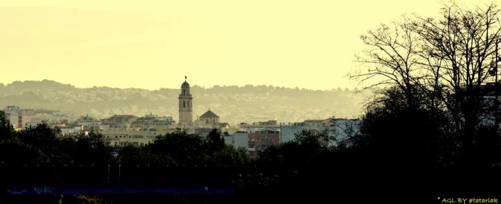 Panoràmica del Vendrell. Eix