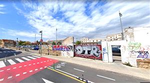 Pàrquing de Renfe al carrer Àncora. Google Maps
