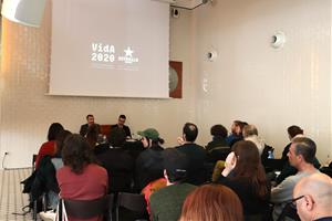 Pla general de la presentació del cartell del Festival Vida 2020. Imatge del 11 de febrer de 2020