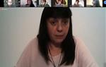 Pla mitjà de l'alcaldessa de Vilanova i la Geltrú, Olga Arnau, compareixent en roda de premsa telemàtica el 21 d'abril del 2020. ACN
