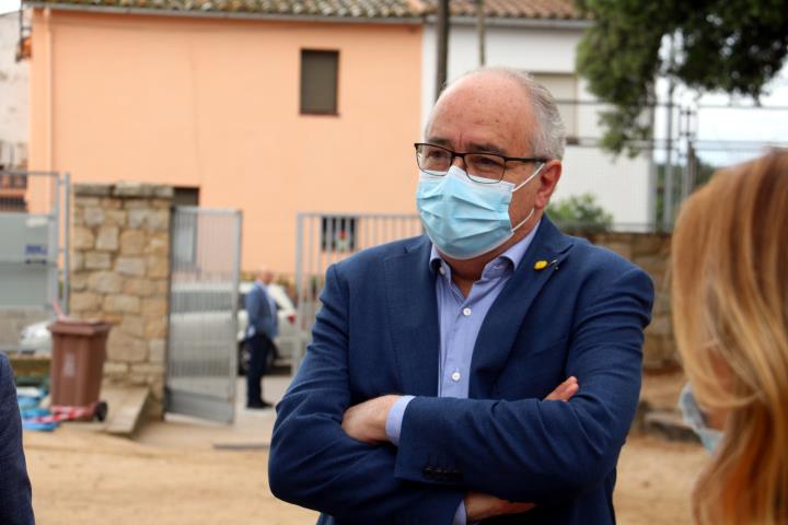 Pla mitjà del conseller d'Educació, Josep Bargalló, el 4 de juny del 2020. ACN