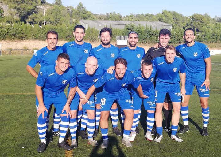 Plantilla CF Sitges-Suburense . Eix