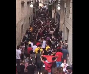Polèmica a Vilafranca per les concentracions massives per celebrar la festa major. EIX