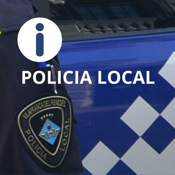 Policia local de Vilafranca. Ajuntament de Vilafranca