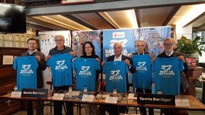 Presentació de la 37a Mitja i el 9è Quart de Marató de Sitges. Eix