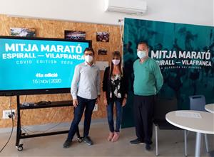 Presentació de la 41a Mitja Marató Espirall-Vilafranca. Eix