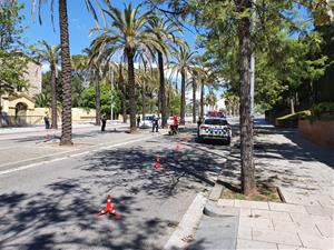 Primers controls policials a Sitges per evitar desplaçaments a segones residències durant el pont de l'1 de maig