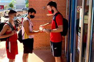 Primers entrenaments del CB Samà. Eix