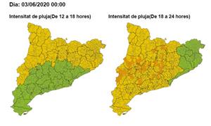 Protecció Civil activa la prealerta del pla Inuncat al Penedès. EIX