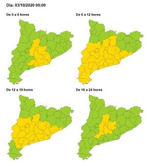 Protecció Civil activa l'Alerta del pla VENTCAT pel fort vent generalitzat demà divendres. EIX