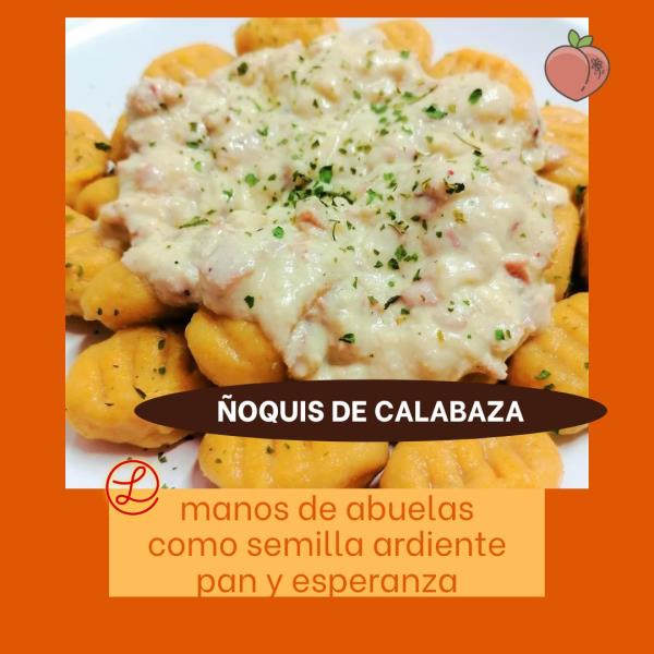 Recetas a fuego y verso: Ñoquis de calabaza. EIX