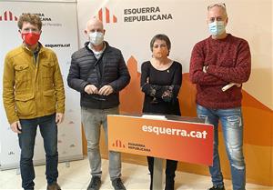 Roda de premsa de la Comissió d’Habitatge d’ERC Vilafranca. Eix