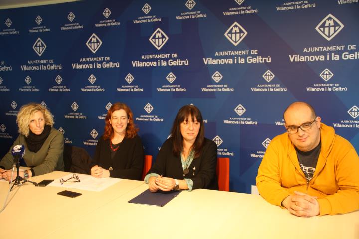 Roda de premsa de valoració del carnaval de Vilanova. Jordi Lleó