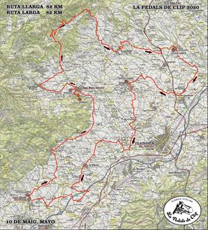 Ruta llarga Pedals de Clip 2020