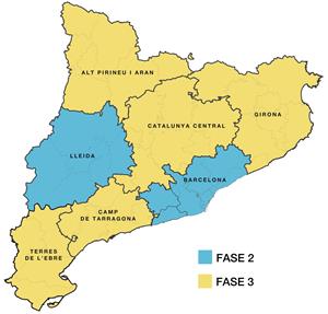 Salut proposa que Garraf i Alt Penedès continuïn en fase 2 la propera setmana. EIX