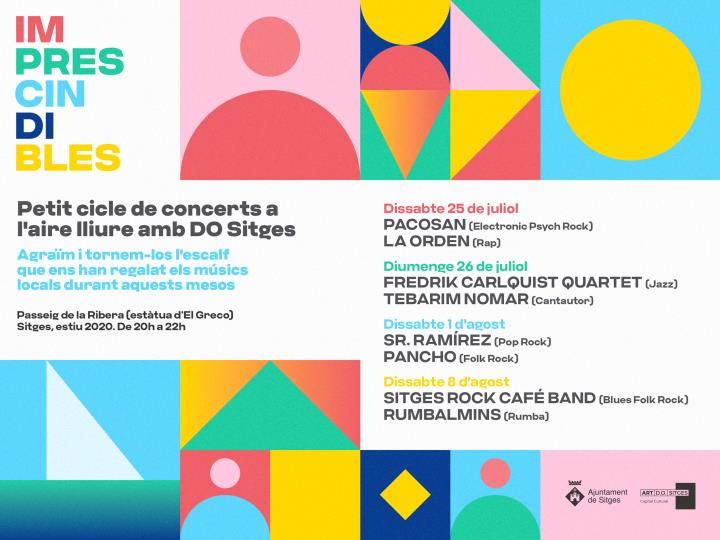 Sitges organitza un cicle de concerts a l’aire lliure amb artistes locals. EIX