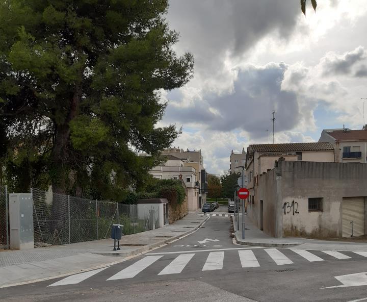 S'obre el nou carrer Pontons, al barri de les Clotes de Vilafranca. Ajuntament de Vilafranca