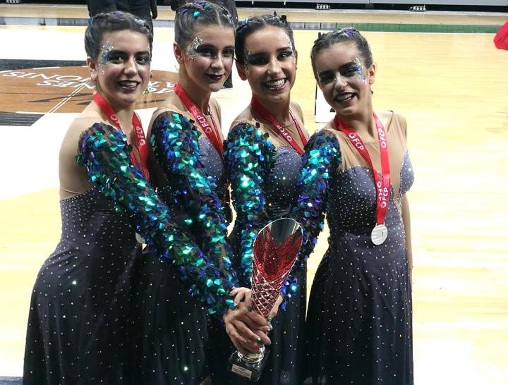 Sònia González, Aina Calderer, Abril González i Aina Roglàn. Eix