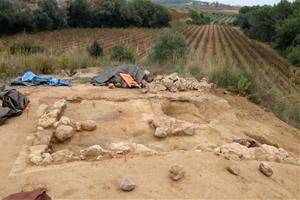 Troben per primer cop peces de ceràmica senceres vinculades amb l'origen de la vinya i el vi al Penedès