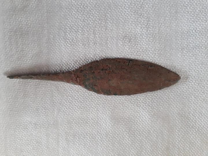 Troben una punta de llança de l'Edat de Bronze a Torrelles de Foix. Ajuntament de Torrelles