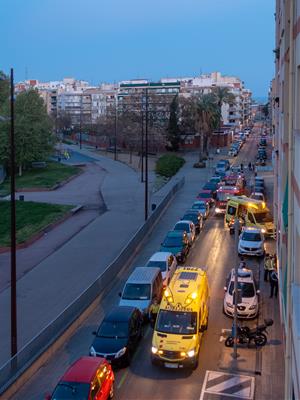 Una dona mor per una caiguda accidental des d'un quart pis a Vilanova i la Geltrú