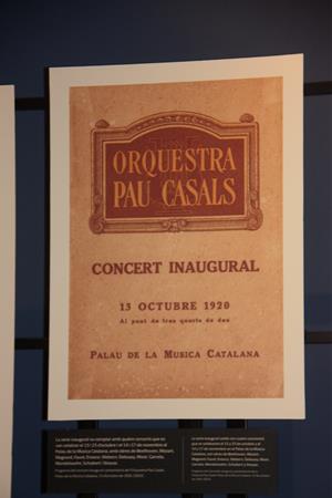 Una exposició homenatja el centenari de l'Orquestra Pau Casals