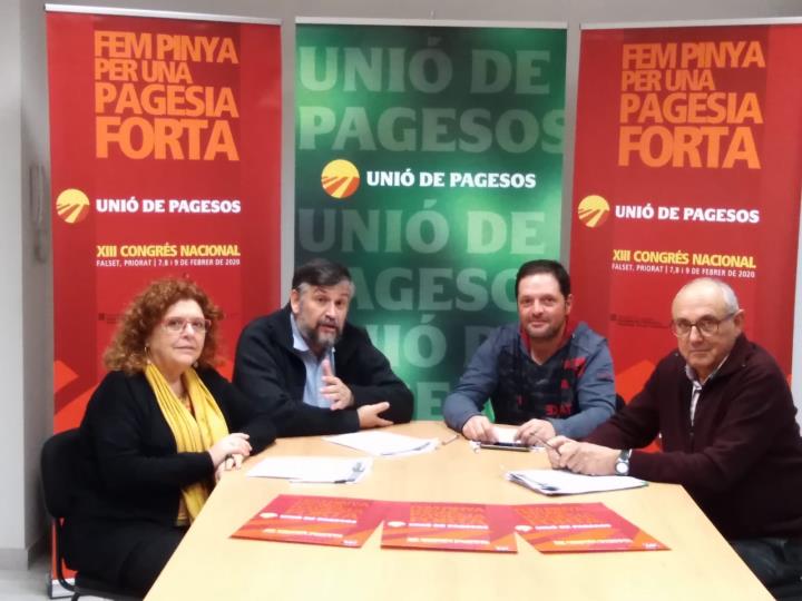 Unió de Pagesos a l’Alt Penedès demana protecció de l’espai agrari i del paisatge productiu. Unió de Pagesos