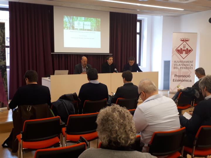 Vilafranca acull una jornada tècnica per impulsar la bioenergia al sector vitivinícola. Ajuntament de Vilafranca