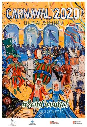Vilanova posa en marxa la maquinària del Carnaval amb la presentació del cartell i els gegants de la Cuyna Vella