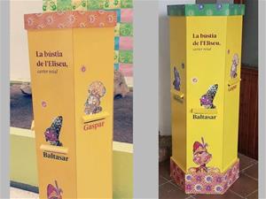 Vilanova reparteix Bústies Reials a les escoles per avançar l'enviament de les cartes als Reis Mags. Ajuntament de Vilanova